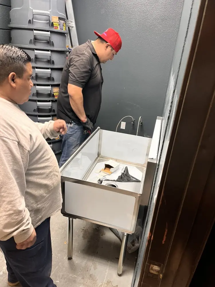 Commercial plumbing and sink installation in Freemanville